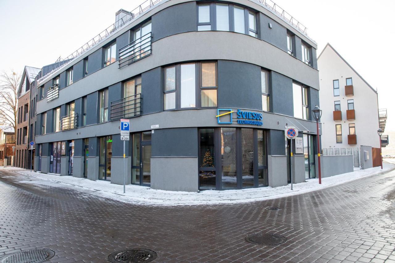 Luxurious Blue&Yellow Apartment in Kaunas Center Extérieur photo